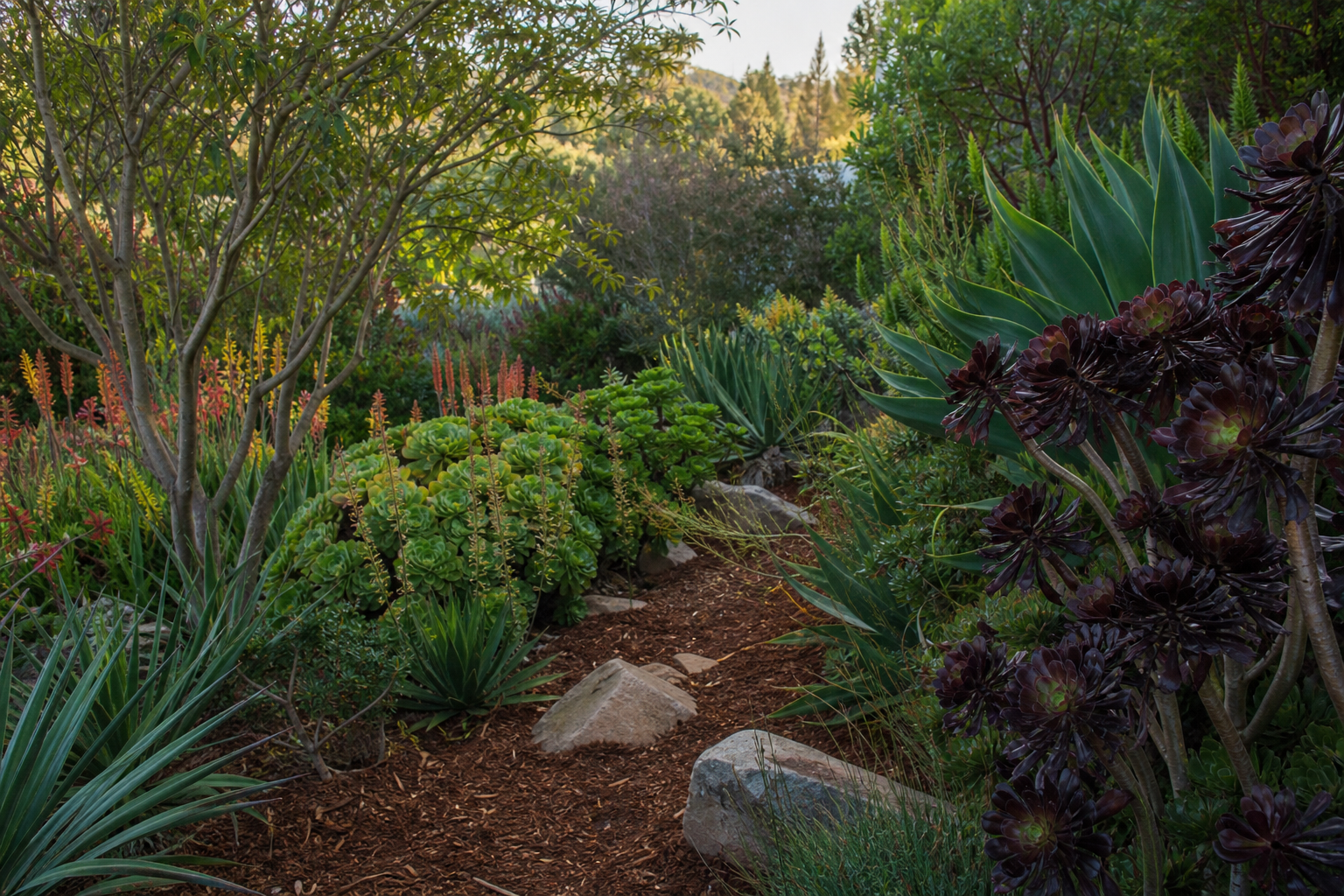 Healthy protected garden