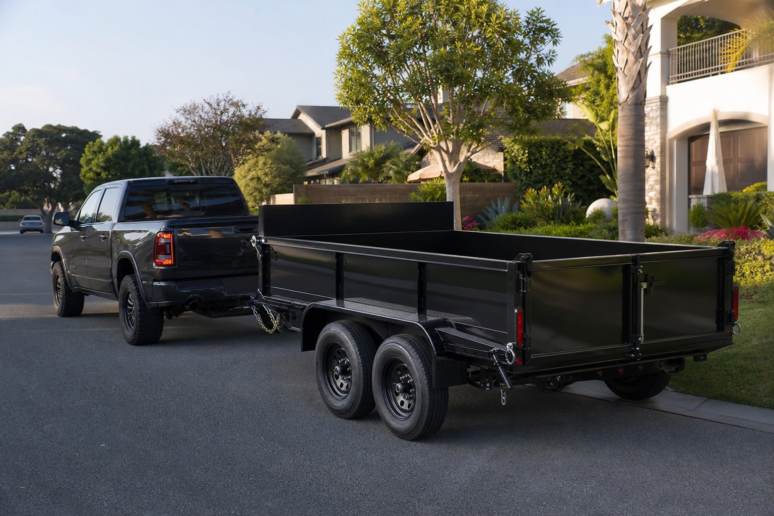 Electric 10&times;5 Dump Trailer Rental
